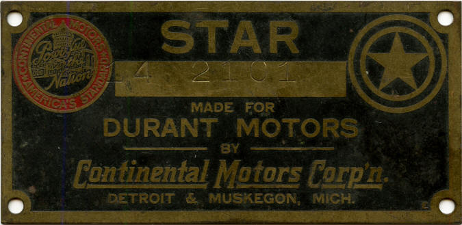 Durant Motors - Continental