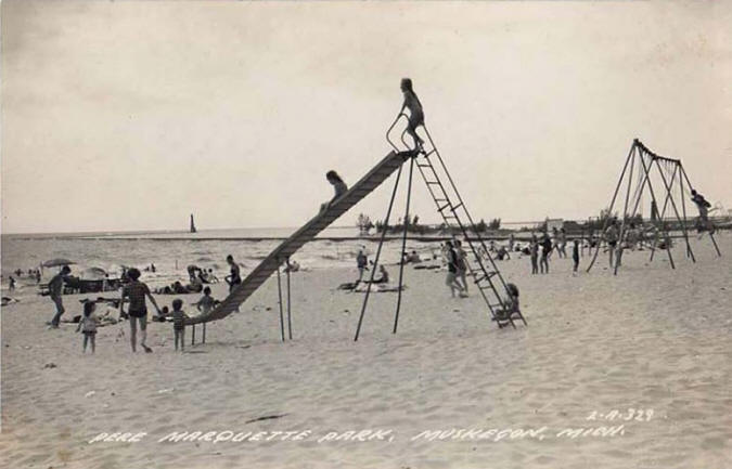 Slide at Pere Marquette Park