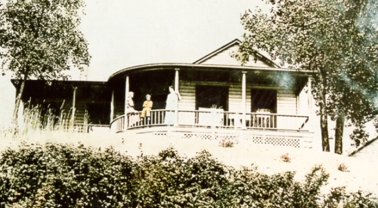 The Keaton house in Muskegon